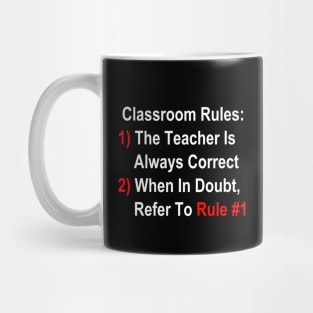 Classroom Rules Mug